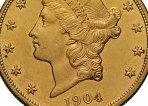 250 monedas de 20 dólares en la subasta en vivo por internet VI de CAYÓN SUBASTAS