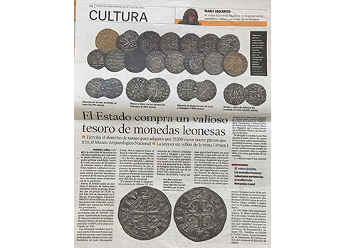 El Estado compra varias monedas medievales importantes en Cayón Subastas