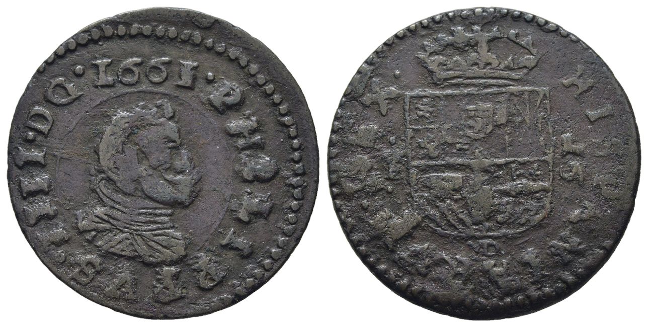 16 maravedís. Felipe IV