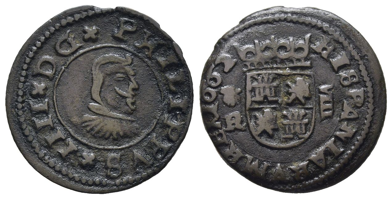 8 maravedís. Felipe IV