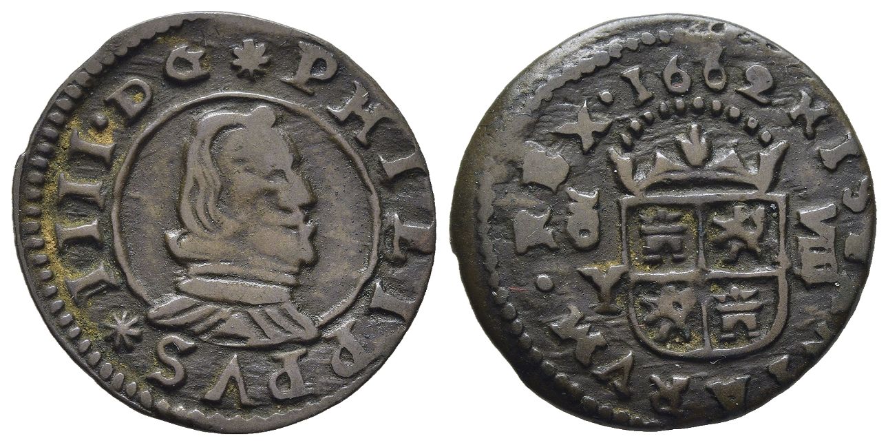 8 maravedís. Felipe IV