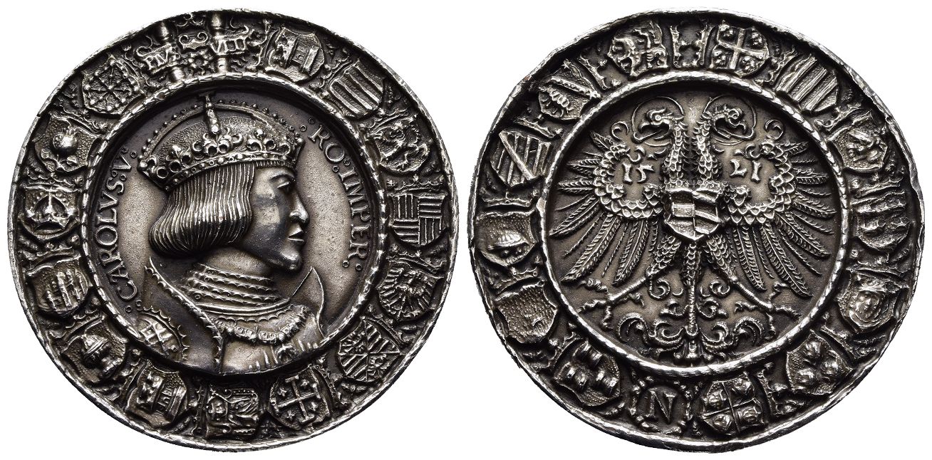 Medalla de proclamación. Carlos V de Alemania I de España