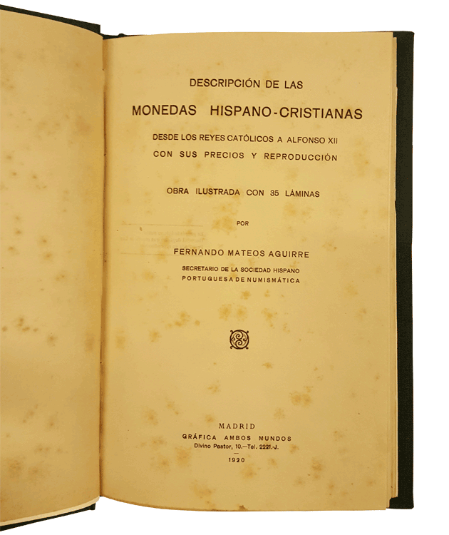 Descripción de las monedas hispano-cristianas 