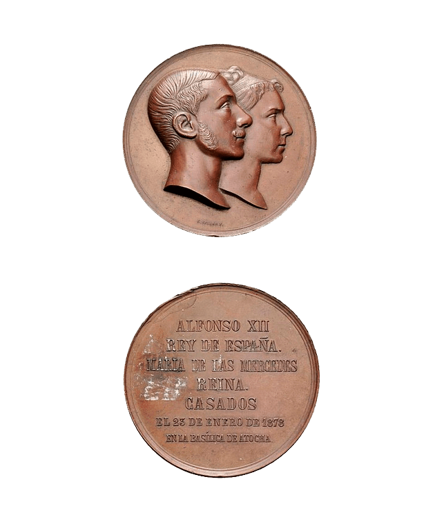 ALFONSO XII. Medalla