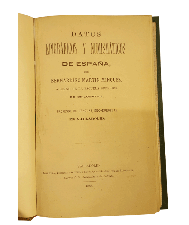 Datos epigráficos y numismáticos de España